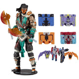 Toys Mortal Kombat Sub Zero Bloody Frozen Over Skin 7” Action Figure + Transformers Micromaster WFC-GS10 1.5-inch Soundwave Spy Patrol (3rd Unit 4-Pack), Pack of 2