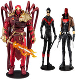 Toys DC Multiverse Azrael: Batman Curse of The White Knight #1 7" Action Figure + Toys DC Multiverse Red Hood and Nightwing 7" Action Figure Multipack, Pack of 2