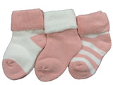 Lian LifeStyle Cool & Fun Baby Boy's 3 Pairs Cotton Crew Socks Lightweight, Effective and Sweat Absorbent