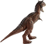 Jurassic World Camp Cretaceous Isla Nublar Control ‘N Conquer Carnotaurus Toro Large Dinosaur Figure with Primal Attack Feature, Sounds, Movable Joints, Authentic Detail; Map & Stickers