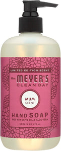 Mrs. Meyer's Clean Day Liquid Hand Soap, Mum, 12.5 Fluid Ounce