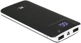 Lian LifeStyle Exceptional Portable Phone Charger w/Dual USB Output - 20000 mAh Ultra High Capacity Power Bank, High-Speed Charging for iPhone, iPad, Samsung & Other Cell Phones - Y10 Black