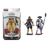 Venom 6-inch Collectible Action Figure Toy Phage Premium Design and 1 Accessory+ Toys Mortal Kombat Scorpion and Raiden 7" Action Figure Multipack, Pack of 2