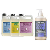 Liquid Hand Soap Refill, 1 Pack Rain water, 1 Pack Honey Suckle, 1 Pack Peony, 33 OZ each include 1, 12.75 OZ Bottle of Hand Soap Lavender + Coconut