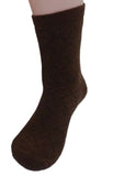 Meso Men's 1 Pair Outstanding Quality, Breathable & Lightweight Wool Crew Socks Good as Hiking & Running Socks WD Diamond Size 6-10(Brown)