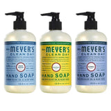 Liquid Hand Soap, 1 Pack Rain Water, 1 Pack Honey Suckle, 1 Pack Bluebell, 12.5 OZ each
