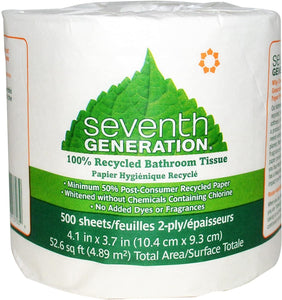 SEV137038 - Seventh Generation 100% Recycled Bathroom Tissue