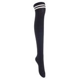 5 Pairs Awesome Women Thigh High Cotton Boot Socks. Comfortable, Durable Knee High Socks Size 6-9 (Black, Coffee, Dark Grey, Khaki, White) T1023-5c1