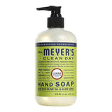Mrs. Meyers Clean Day Liquid Hand Soap, 1 Pack Lemon Verbena, 1 Pack Lavender, 1 Pack Basil, 1 Pack Honey Suckle, 12.50 OZ each