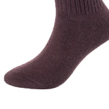 Lovely Annie Big Girl's & Women's 4 Pairs Knee High Wool Socks | Comfy, Cozy and Fancy Leg Warmer Stockings AFS05 Size L/XL(Brown)