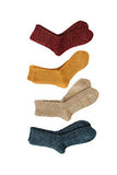 Lian LifeStyle Perfect Fit Women's Wool Crew Socks L1878 Size 6-9