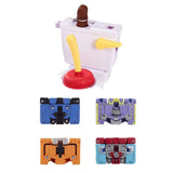 Flushin' Frenzy + Transformers Micromaster WFC-GS10 1.5-inch Soundwave Spy Patrol (3rd Unit 4-Pack), Pack of 2
