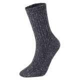 AATMart Big Girl's Women's 4 Pairs Wool Blend Crew Socks. Outstanding Quality Ideal for the Cold Winter Weather Size 6-9 HR1614 (Black, Dark Grey, Grey, Navy)