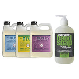 Liquid Hand Soap Refill, 1 Pack Rain water, 1 Pack Honey Suckle, 1 Pack Plum Berry, 33 OZ each include 1, 12.75 OZ Bottle of Hand Soap Spearmint + Lemongrass