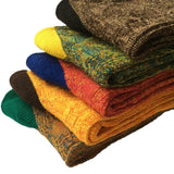 Lovely Annie Women's 5 Pairs Comfortable, Breathable Latest Fashion Splendid Cotton Crew Socks Mixed Color Size 6-9