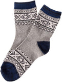Lian LifeStyle Attractive Women's 4 Pairs Mid Calf Cotton Socks HR1782 Size 6-9