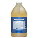 Pure Castile Liquid Soap, Peppermint, Made with Organic Oils, For Face, Body, Hair, Laundry, Pets and Dishes, Concentrated, Vegan, Non-GMO, Pack of 1, 64 Fl OZ Per Pack