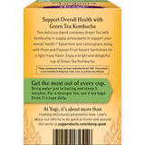 Yogi Tea - Green Tea Kombucha (6 Pack) - Supplies Antioxidants to Support Overall Health - 96 Tea Bags