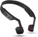 Lian LifeStyle Premium Bone Conduction Headphones Lightweight & Waterproof w/ Mic & Bluetooth. Wireless Over Ear Headset for Adults and Kids, suitable for Sports, Gaming, Office or Travel (Black)