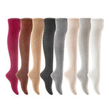 Lovely Annie Women's 4 Pairs Knee High Thigh High Cotton Socks A1024 Size 6-9