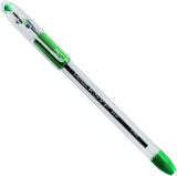 Pentel R.S.V.P. Ballpoint Pen, 0.7mm Fine Tip, Green Ink, Box of 12 (BK90-D)