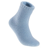 1 Pair High Performance Men's Wool Socks, Breathable, Lightweight Moisture Wicking Crew Socks as Hiking and Running Socks One Size LK02(Blue)
