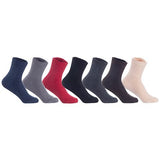 Lian LifeStyle Women's 6 Pairs Knitted Wool Socks One Size 7-10