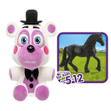 Five Nights at Freddy's Pizza Simulator - Helpy Collectible Figure + Horse Club Animal Figurine Horse Toys for Girls and Boys, Pack of 2