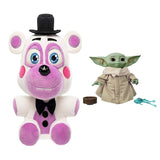 Five Nights at Freddy's Pizza Simulator - Helpy Collectible Figure + The Child Talking Toy with Character Sounds and Accessories The Mandalorian, Pack of 2