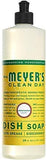 Mrs. Meyer’s Clean Day Liquid Dish Soap, 16 oz, Lemon Verbena, Basil, Honeysuckle (Variety Pack)