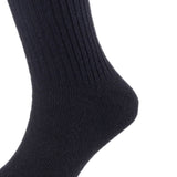 Lovely Annie Big Girl's & Women's 4 Pairs Knee High Wool Socks | Comfy, Cozy and Fancy Leg Warmer Stockings AFS05 Size L/XL(Black)