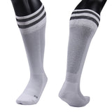 Meso Men's 1 Pair Extremely Durable Knee High Sports Socks - Fitness & Workout Clothing, Gym, Gear or Fashion Socks XL003 Size M(White)