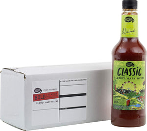 Master of Mixes Classic Bloody Mary Drink Mix, Ready To Use, 1 Liter Bottle (33.8 Fl Oz)