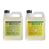 Mrs. Meyers Clean Day Liquid Hand Soap Refill, 1 Pack Lemon Verbena, 1 Pack Honey Suckle, 33 OZ each
