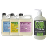 Liquid Hand Soap Refill, 1 Pack Rain water, 1 Pack Honey Suckle, 1 Pack Peony, 33 OZ each include 1, 12.75 OZ Bottle of Hand Soap Spearmint + Lemongrass