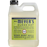 Mrs. Meyers Clean Day Liquid Hand Soap Refill, 1 Pack Lemon Verbena, 1 Pack Honey Suckle, 33 OZ each include 1 12 OZ Bottle of Hand Soap Peppermint & Tea Tree