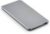 Lian LifeStyle Exceptional Portable Phone Charger w/USB Output - 5000 mAh Ultra High Capacity Power Bank, High-Speed Charging for iPhone, iPad, Samsung & Other Cell Phones - Y5 Grey