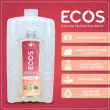 Non Toxic, Hypoallergenic Dishmate,  Grapefruit, Ultra-Concentrated,  Without Dyes, Parabens, Phosphates, Phthalates, Pack of  6,  80 FL OZ Per Pack