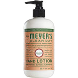 Mrs. Meyers Clean Day, 6 Packs Liquid Hand Soap 12.5 OZ, 6 Packs Hand Lotion 12 OZ, Geranium, 12-Packs