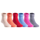 Lovely Annie 3 or 6 Pairs Children's Comfortable Wool Crew Socks for Boys & Girls