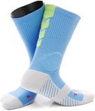 Lian LifeStyle Women's 1 Pair All Sport Crew Socks 0027 Size M