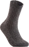 Lian LifeStyle Big Girl's Women's 6 Pairs Wool Blend Crew Socks HR1613 Size 6-9