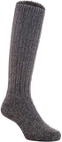 Lian LifeStyle Fascinating Children's 1 Pair Knee High Wool Blend Boot Socks Resistant, Comfortable and Health Focused FS02 Size M (2-4Y) (Dark Gray)