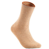 Lian LifeStyle Women's 3 Pairs Cute & Comfortable Wool Crew Socks Size 6-9 HR1612, Color (Beige, Claret, Grey)