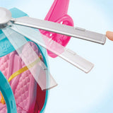 Barbie Dreamhouse Adventures Helicopter, Pink and Blue with Spinning Rotor, for 3 to 7 Year Olds