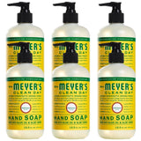 Effective Liquid Hand Soap for Daily Use Natural Hand Soap w/ Essential Oils for Hand Wash Cruelty Free Eco Friendly Product Honey Suckle Scented Soap 12.5 FL OZ Per Bottle, 6 Bottles