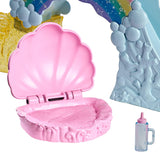 Barbie Dreamtopia Mermaid Nursery Playset with Barbie Mermaid Doll, Toddler and Baby Mermaid Dolls, Slide and Accessories, Gift for 3 to 7 Year Olds