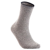Lian LifeStyle Women's 5 Pairs Cute & Comfortable Wool Crew Socks Size 6-9 HR1612, Color (Black, Claret, DarkGrey, Grey, Wine)