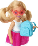Chelsea Travel Doll, Blonde, with Puppy, Carrier & Accessories, for 3 to 7 Year Olds