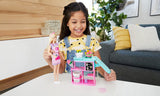 Barbie Florist Playset with 12-in Blonde Doll, Flower-Making Station, 3 Dough Colors, Mold, 2 Vases Teddy Bear, Great Gift for Ages 3 Years Old Up